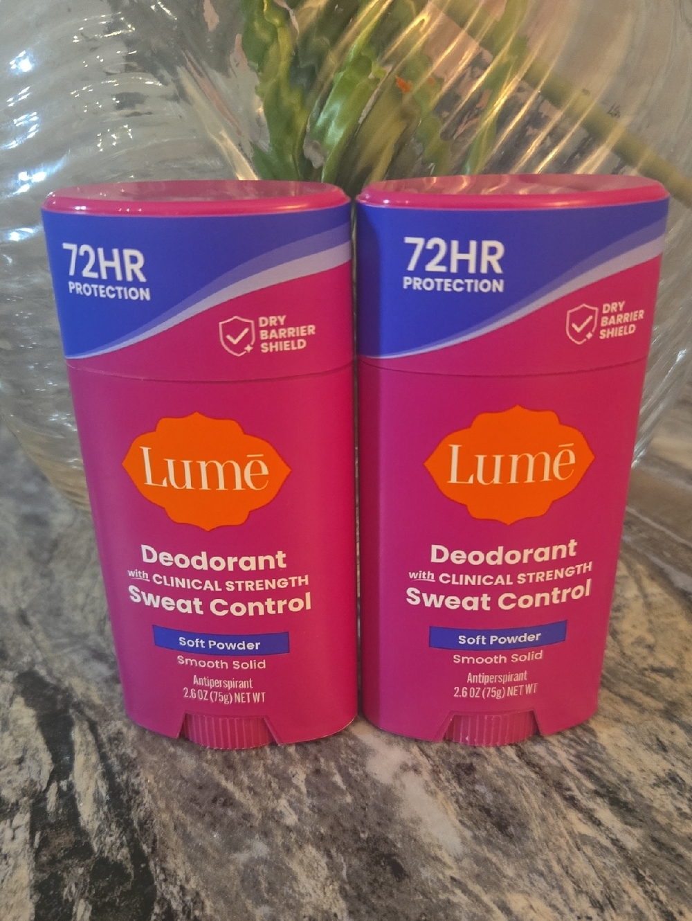 Lumē Deodorant Sweat Control - Soft Powder - Pink